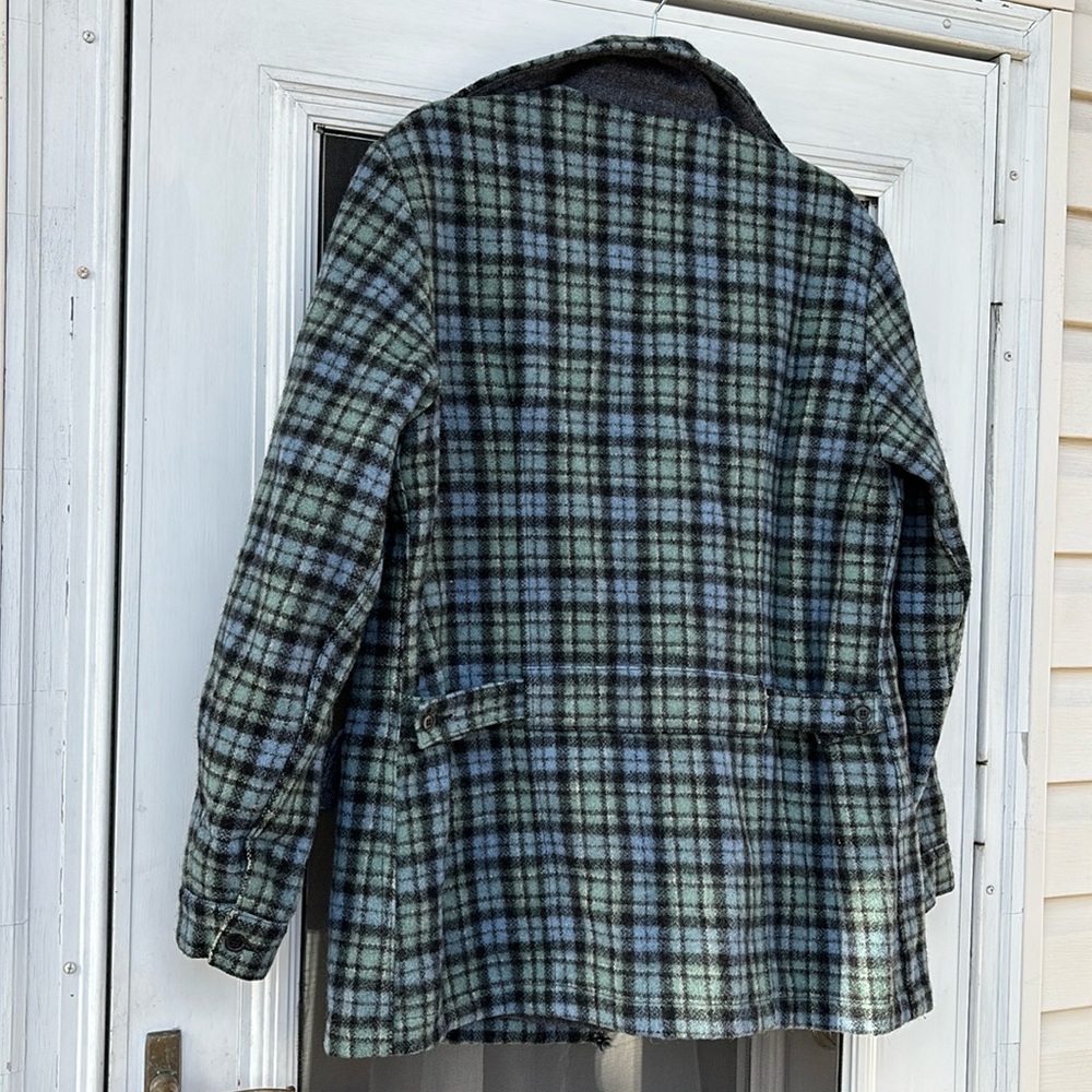 SWANDRI MEN’S BLUE BLACK CHECK MCCALLUMS SCOTS WHISKY WOOL JACKET-OS-RARE! - Picture 12 of 12
